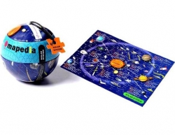 Пазл в металлическом шаре "Солнечная система", 100 элементов