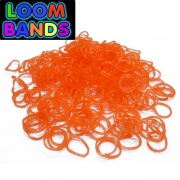 Полупрозрачные оранжевые резиночки Loom Bands (600шт)